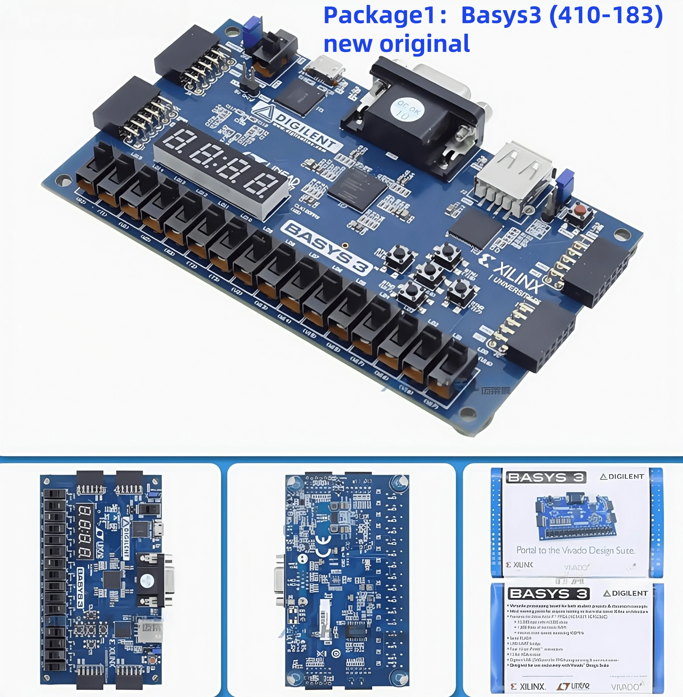 Basys3 Artix-7 Xilinx FPGA Development Board Basys 3 410-183