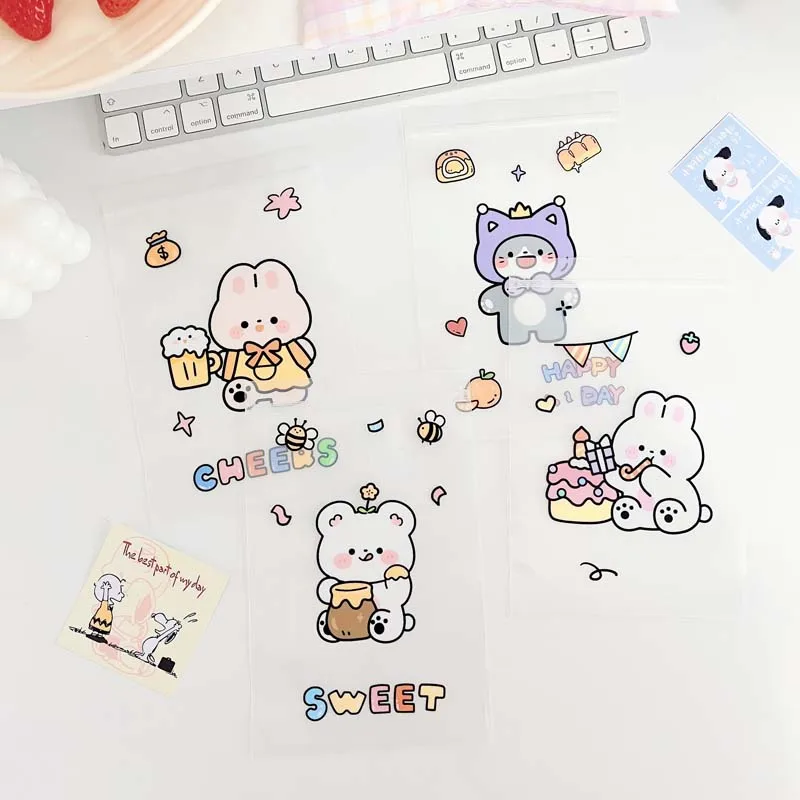 Cartoon Cute Animal Reusable Snack Bags - Fresh-Keeping Storage