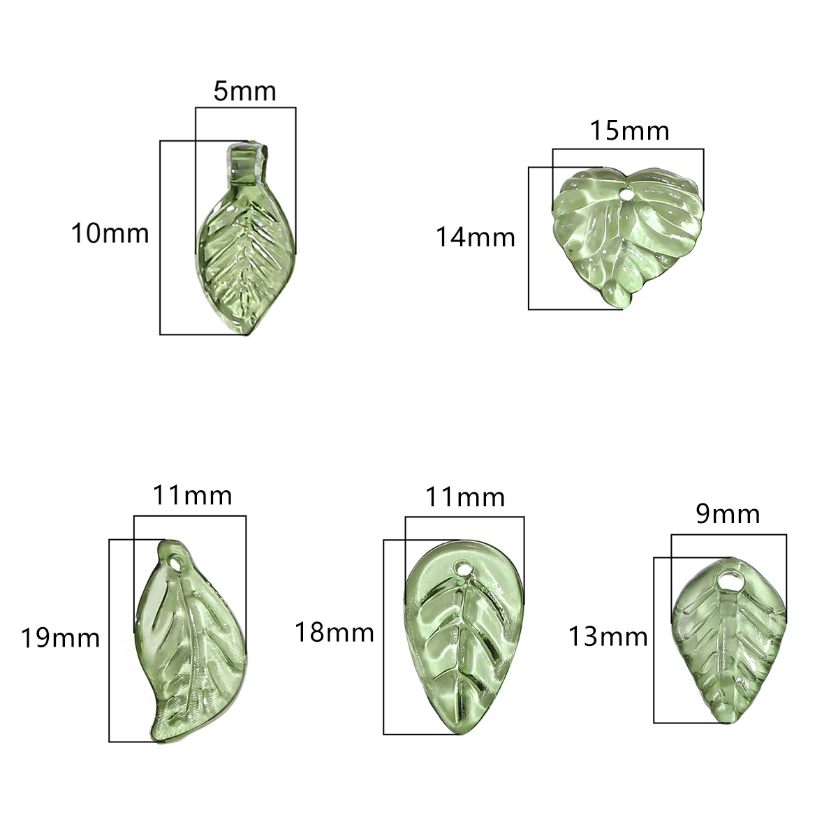 Smarsty acrylic leaf beads 4