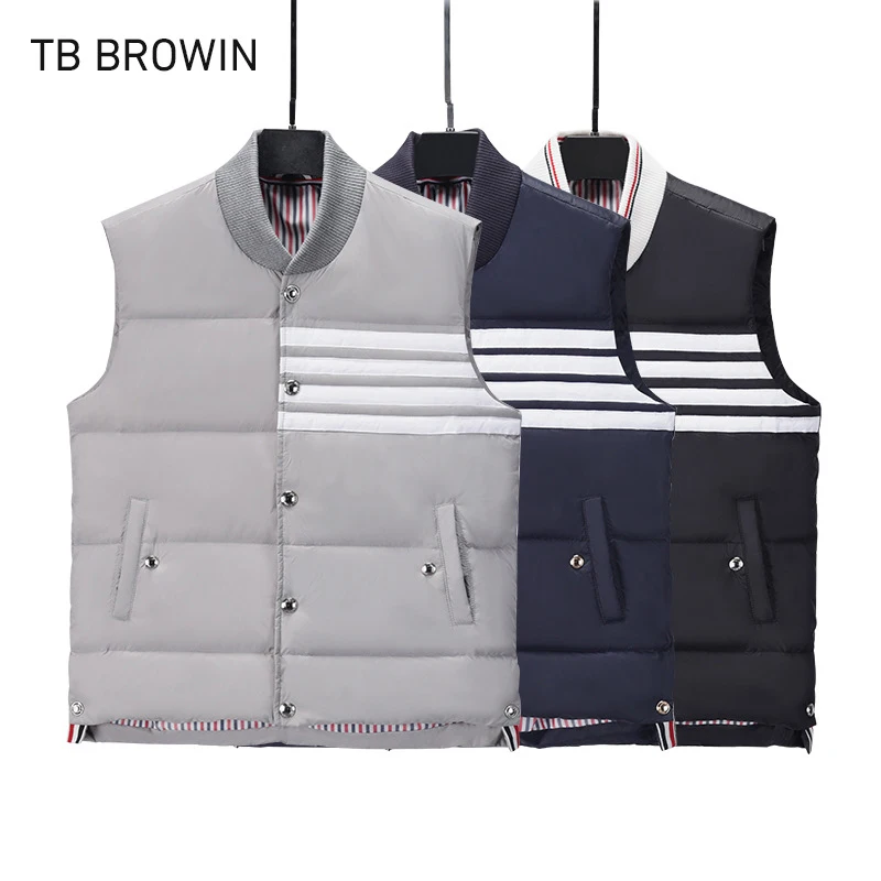 

Men Women Fashion High-quality Vest Jacket Unisex Warm Windproof Sports Down Coat Winter Waterproof Hiking Sleeveless Jackets