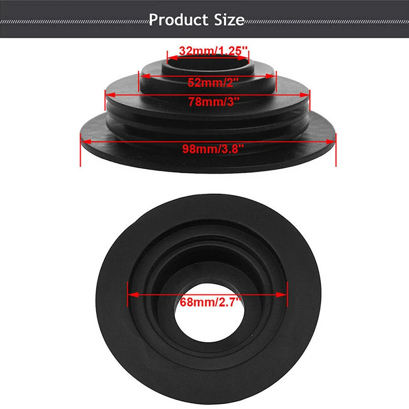 Headlight Dust Cover 1PC Soft Rubber Dust Cover For Car Auto Headlight Universal LED Light Seal Cap Car LED Headlight Bulb Waterproof Dust Cover
