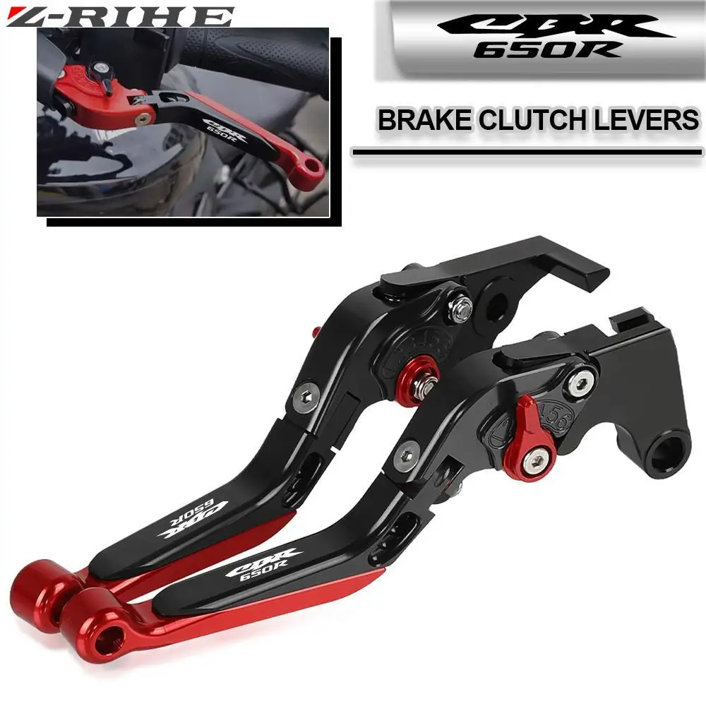 

Motorcycle Accessories CNC Aluminum Brakes Clutch Levers For Honda CBR650R CB650R 2018 2019 2020 CBR CB 650R Adjustable Lever