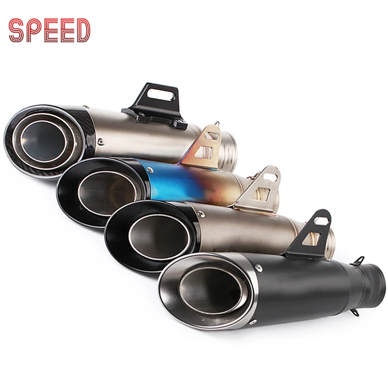 Silencieux Échappement Moto 51mm M4 Escape GP - Slip-on Universel Scooter - Neuf