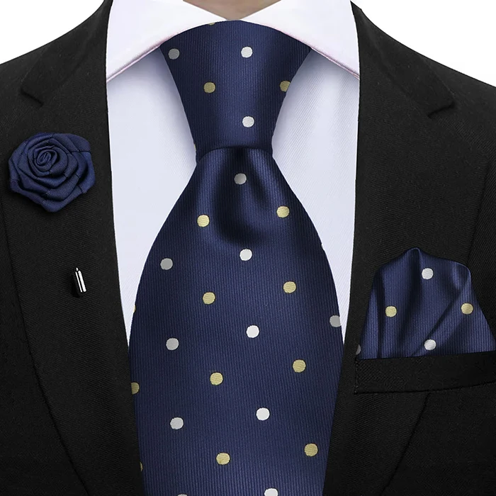 Herren-Krawatte, rot, grau, lila, kariert, Jacquard, gewebt, gestreift, Krawatte, Einstecktuch, Manschettenknöpfe, Sets für formelle Hochzeit, Geschäftsfeier – Detail 31