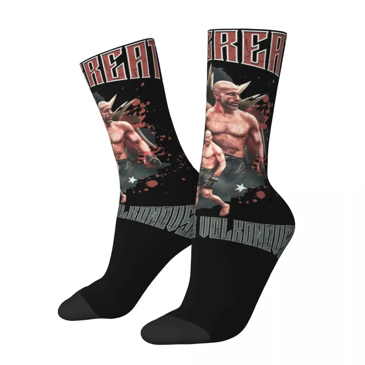 

Винтажные боксерские носки Александр волковски в стиле 90-х, милые повседневные боксерские носки, боксерские носки в стиле хип-хоп, носки средней длины, подарок на день рождения