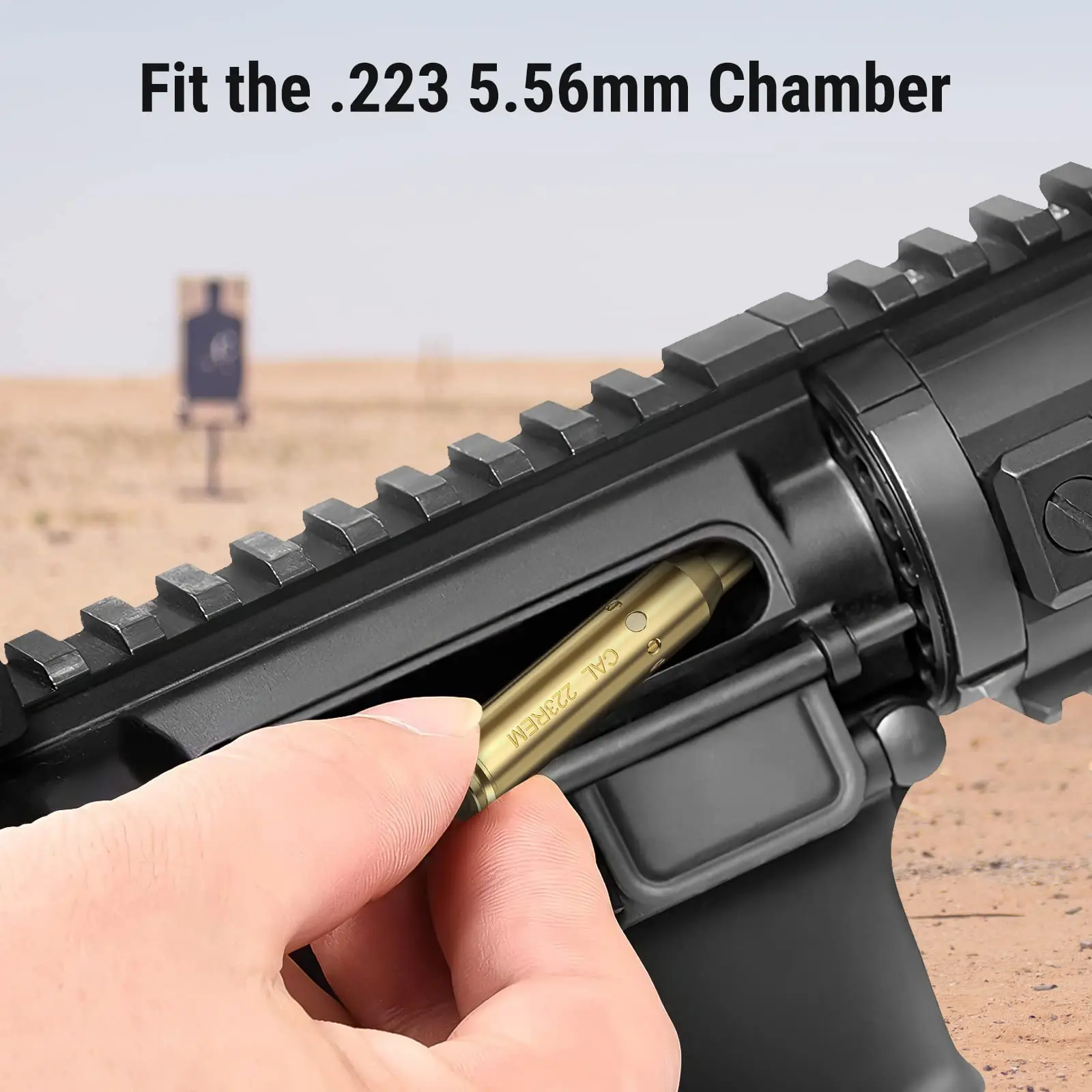 Laser bore sight Bore Sight class IIIA Red Laser Handgun Rifle 223 5.56mm Cal Extra Batteries High Accuracy EZshoot Hunting