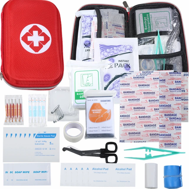 18pcs Set First Aid Kit For Home/Business/School - Emergency Kit