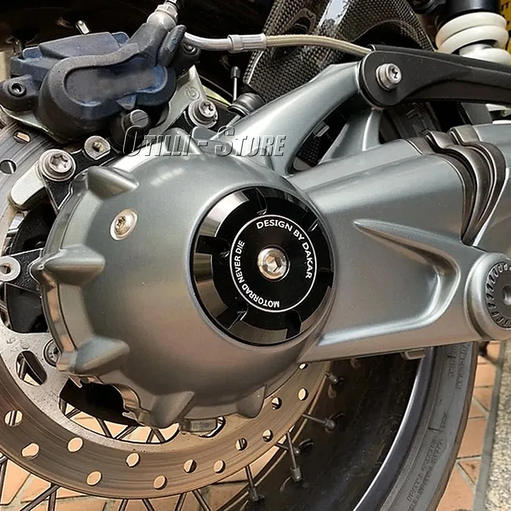 휠 허브 충돌 방지 블록 리어 액슬 포크 크래시 슬라이더 오토바이 BMW R NINET Urban G/S RNINET Scramble RNINET Racer