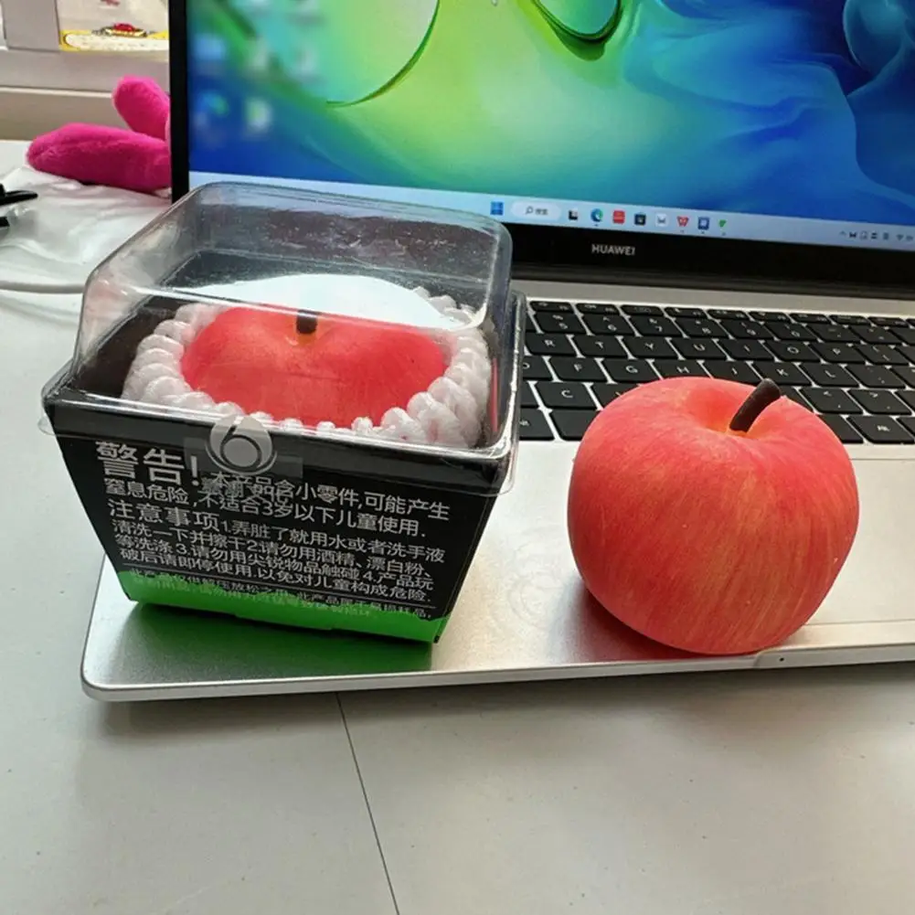 

Anti-stress Toy Eco-friendly Cozy Touch Slow Rebound Kids Toy Gift Fruit Squeeze Toy Fruit Squeeze Toy