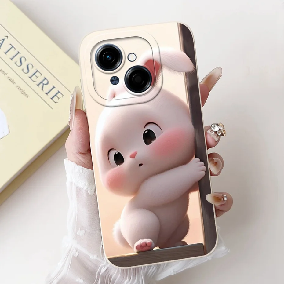 Cute Cartoon Soft Silicone Shockproof Phone Case with Bumpers