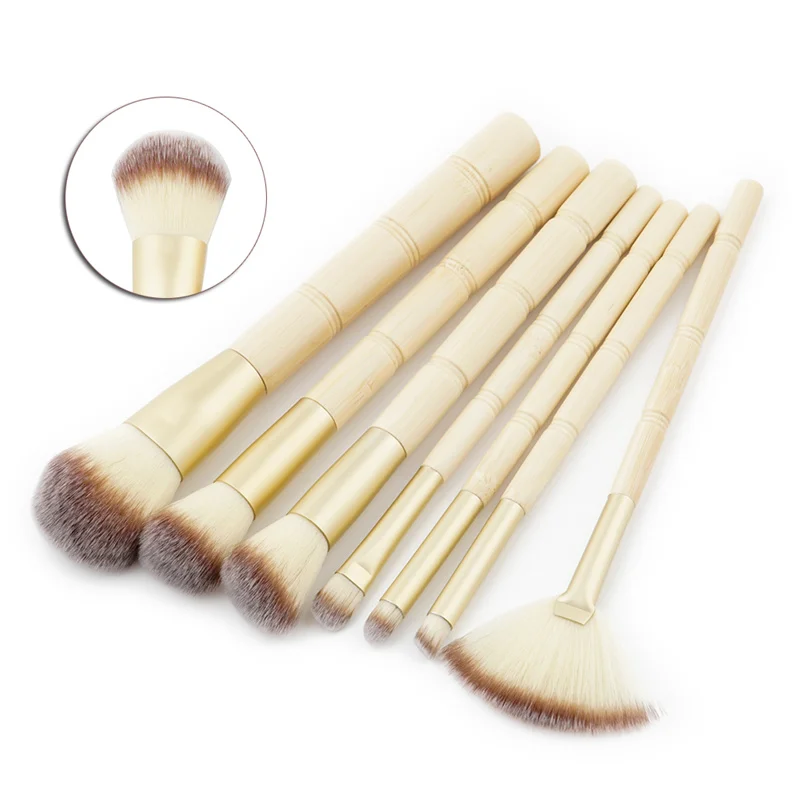 

Makeup Brushes Pro Bamboo Handle Brush Set Powder EyeShadow Blending Eyeliner Eyelash Eyebrow Make up Beauty Cosmestic Brushes