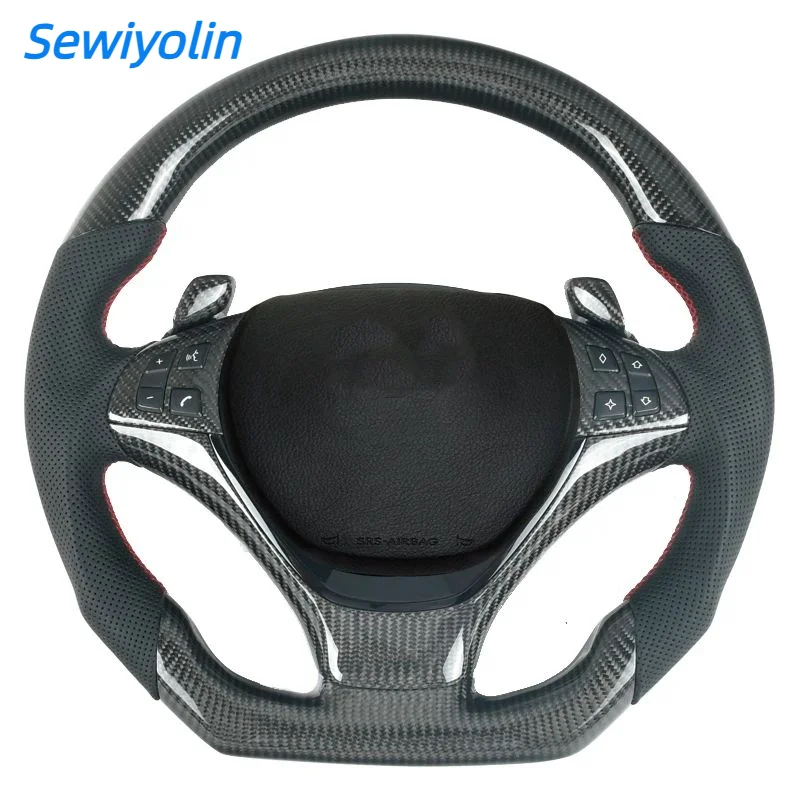 

100% Real Carbon Fiber Steering Wheel Customized For For Lexus ISF RCF GS IS ES ES250 IS250 IS300