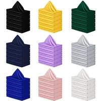 50pcs Satin Napkins Soft Dinner Napkins 43*43cm Square Table Napkins for Restaurant Weddings Party Dinner Decoration 1