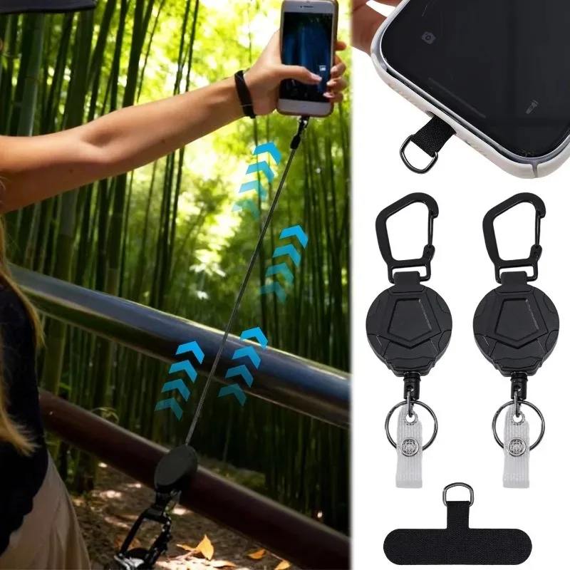 Adjustable Anti-Theft Smartphone Lanyard Strap with Belt Clip