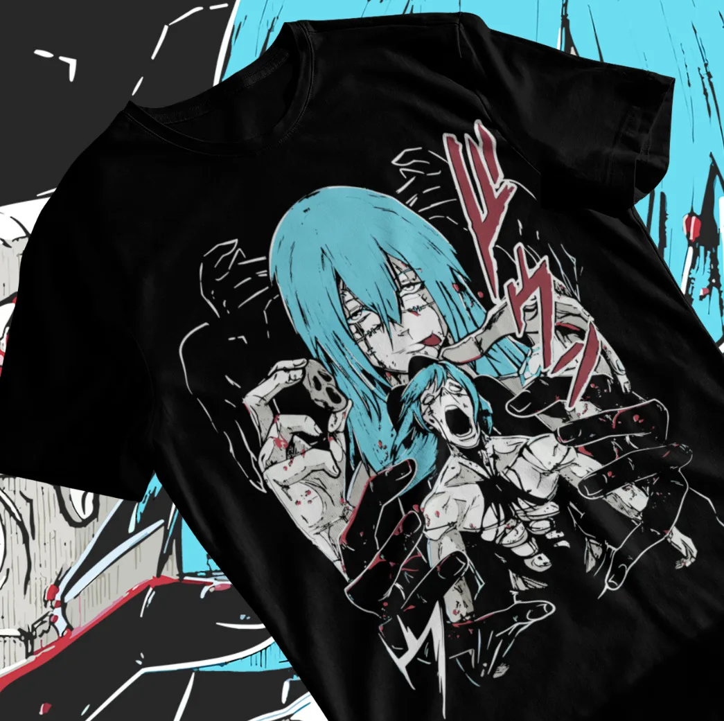 

Anime Jujutsu Kaisen Mahito Curse Short Sleeve T-shirt Soft Shirt