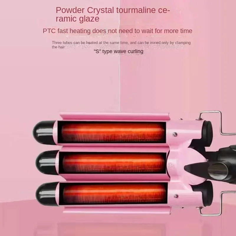 Electric Curling Stick Korean Style Three-tube Curling Iron