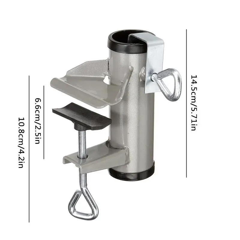 Umbrella Holder Umbrella Bracket Parasol Clip for Garden Courtyard Balcony