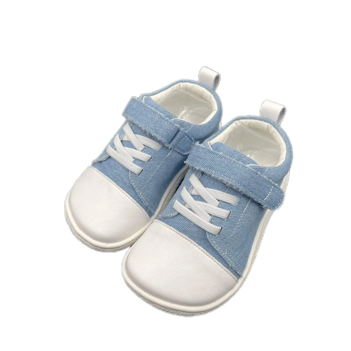Tipsietoes New 2025 Genuine Leather Shoe For Girls And Boys Kids Barefoot Sneaker Light Weight Minimalist Elastic Double Strape 4