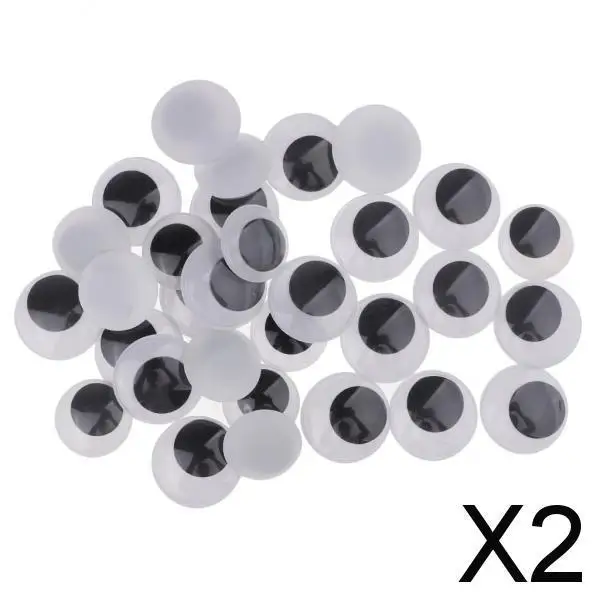 2-4pack 150 Pieces Self Adhesive Wiggle Googly Eyes DIY Toys Scrapbooking