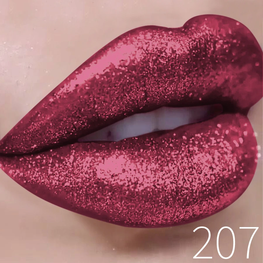 1PC Glitter Lip Gloss Long Lasting Waterproof Metallic Liquid Lipstick Pearl Shining High Pigment Lip Tint Korean Makeup Gifts 11