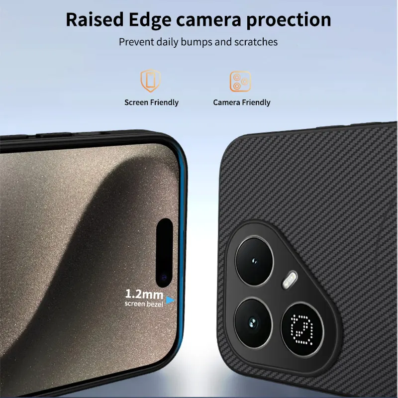 Luxury Carbon Fiber Texture Magnetic Ultra-Thin Shockproof Case