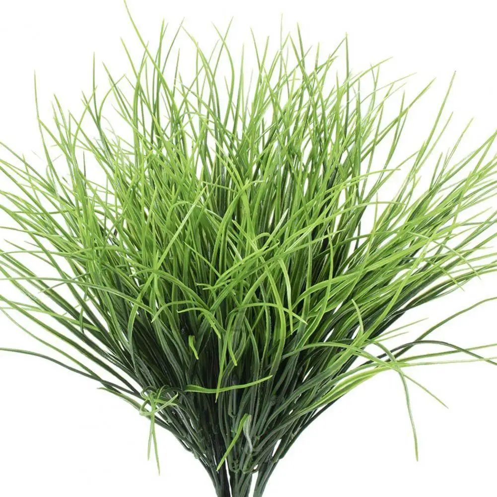 

Easy-care Artificial Grass Realistic Artificial Grass Flower Arrangements for Home Decor Set of 5 7 Branches Decorative Plants