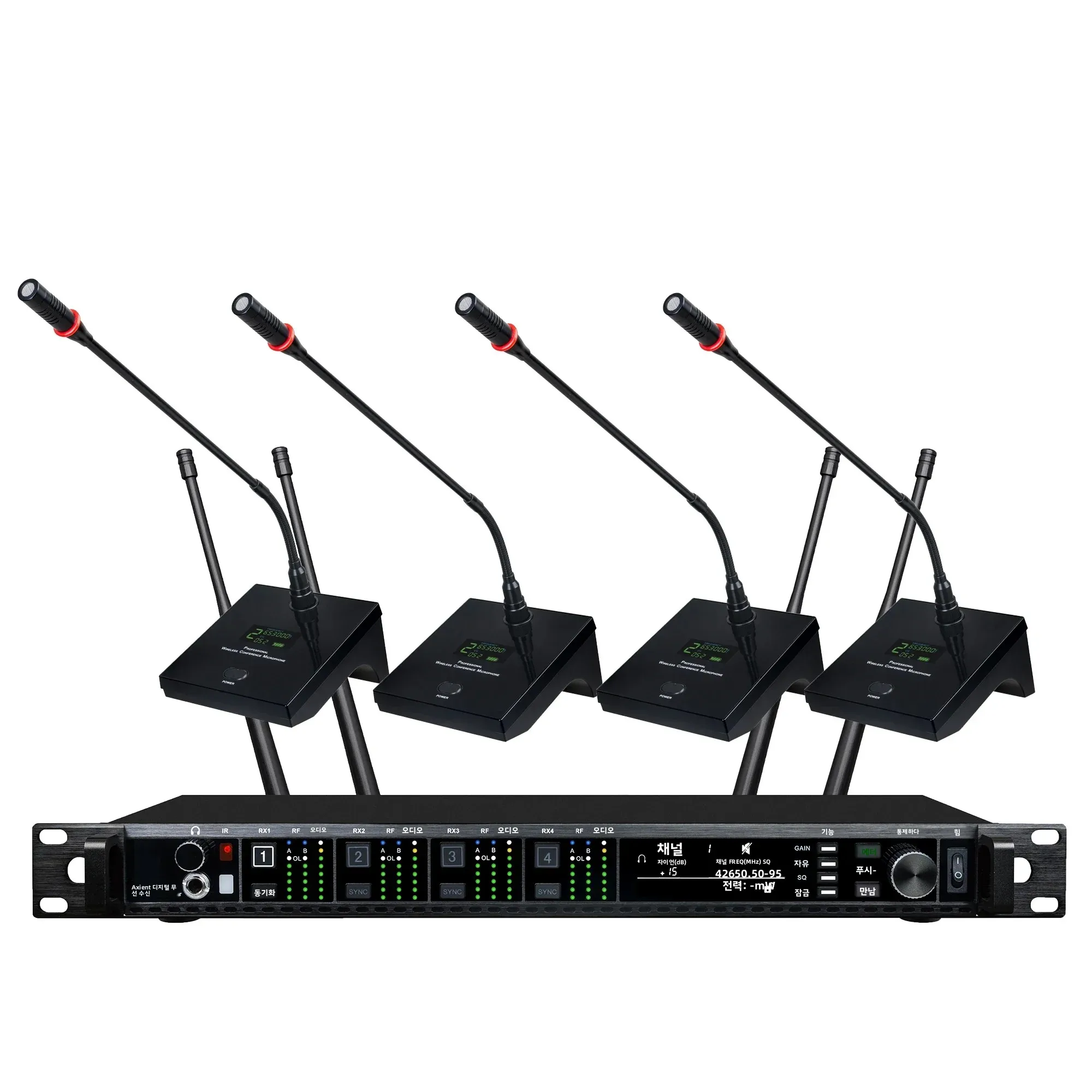 Leicozic 전문 무선 마이크 KSM11 KSM8 라디오 시스템 4 채널 마이크로폰 헤드셋 마이크 무대 용 Lavalier Microfono