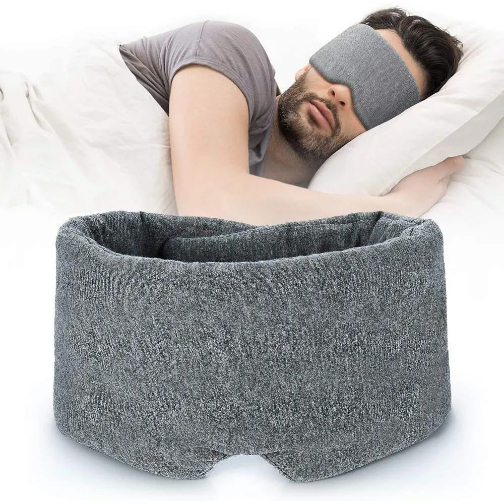 Description Picture 4 of itemFull Surround Sleep Eye Mask Blindfold Eye Cover Patch Portable Travel Eyepatch Rest Eye Cover Sleeping Mask Night Eyeshade