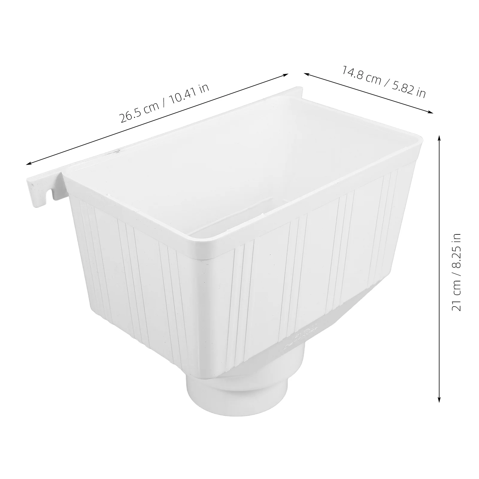 Universal Pvc Drainage Pipe Connector For Rainwater Gutter Diverter Outdoor Plumbing Accessories White Home Improvement