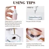 Gollee 1s Dry Bonding Jelly Glue Light Pink Advanced Eyelash Adhesive Glue False Lash Booster Stop Fan Accelerator 6ml Bonder 2