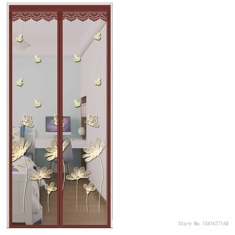 Magnetic Screen Door Curtain, Anti Mosquito Net, Insect Fly Bug Curtains, Automatic Closing Mesh, Summer