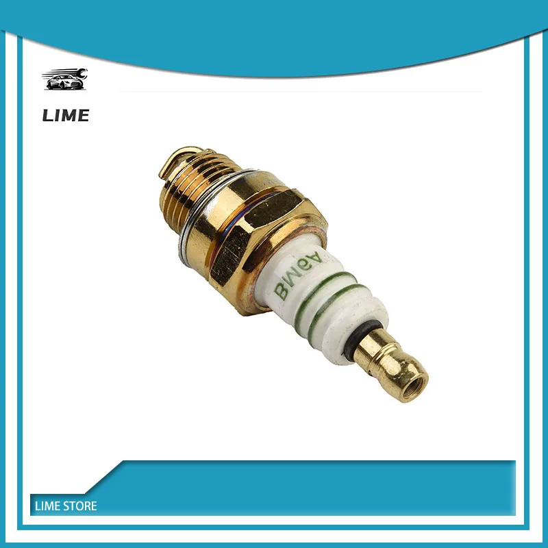 1X BM6A Spark Plug Glow Plug For Chainsaw Lawn Mower Strimmer M7/L7T/CJ8/1560 Ceramic Motorcycle Accessories spark plug