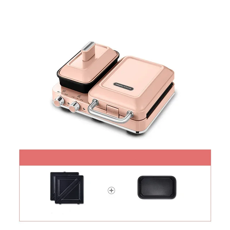 Multifunctional Breakfast Machine Sandwich Light Food Small Household Waffle Makers Roaster Machine 4