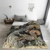 Utagawa Kuniyoshi - Dragons Blankets Flannel Breathable Sofa Throw Blankets For Home Bedroom Outdoor Throws Bedspread Quilt 4