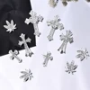 10pcs/lot Luxury Silver Cross Crucifix Nail Art Charm Parts Alloy Rhinestone Crystal Manicure Nail Accesorio Supplies Decoration 5