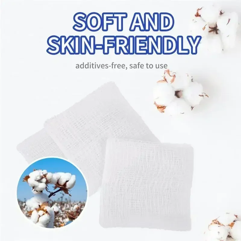 Gauze Pads Wound Dressing Care Swabs Cotton Supplies Bulk Products Rolls Wounds Sterile 5X5 Disposable Wrap Stretch Free Latex - AliExpress Se7d6b6e95f6346b3a22e9eb5c1549a71m