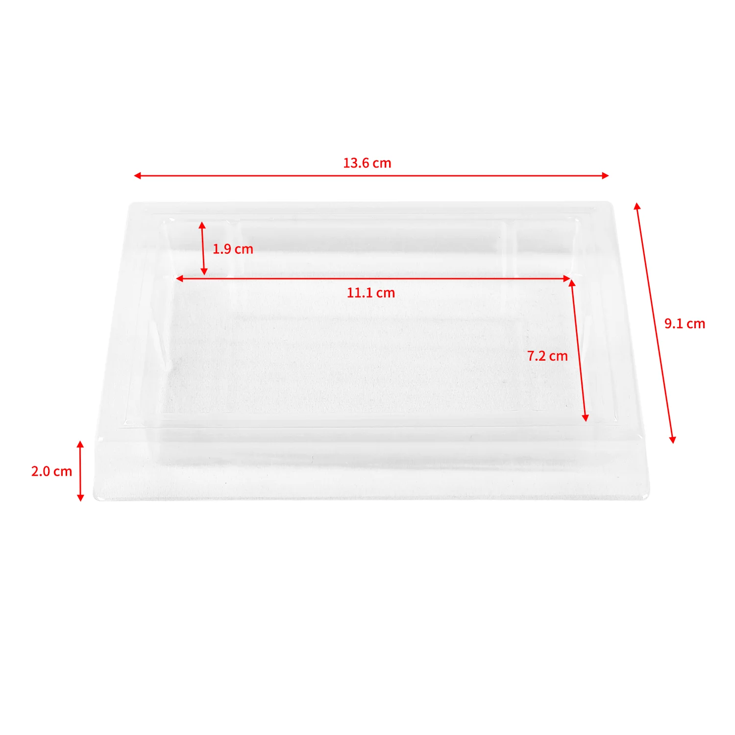 Clear Inlay Plástico Inserir Bandeja Interna para Nintendo Famicom Jogos Substituição Display Case fc - Image 4