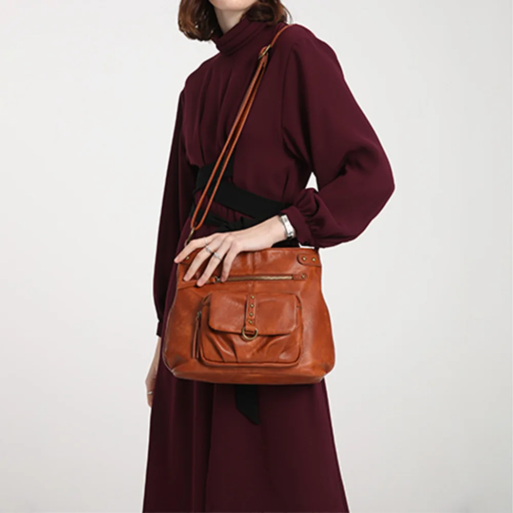 New European and American Fashion Versatile Large Capacity Women's Crossbody Bag