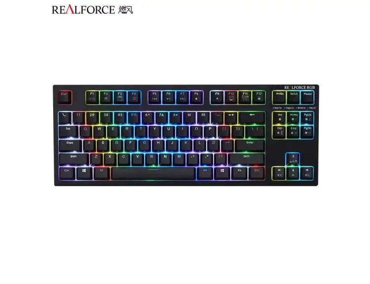 

REALFORCE RGB Edition EC V2 keyboard USB wired Color Backlight DOINB 2020 Summer Games with the same 87-key RGB version
