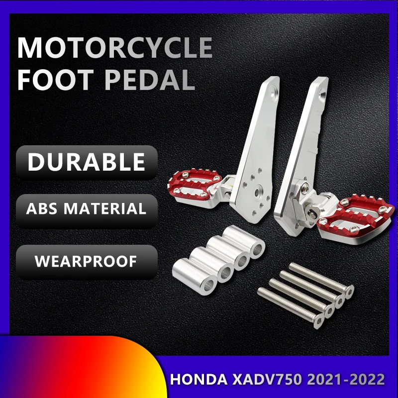 

Motorcycle Foot Pegs 2022 for HONDA XADV750 XADV X-adv X ADV 750 2021+ Folding Rear Foot Pegs Aluminum Footrest Passenger Parts
