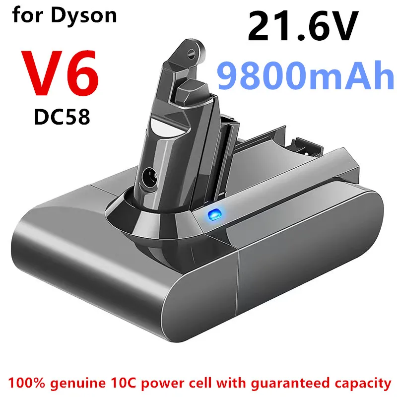 

Литий-ионная батарея Dyson V6, 100% в, 21,6 Ач, DC58, DC59, DC62, DC74, SV09, SV07, SV03, 965874-02, L30