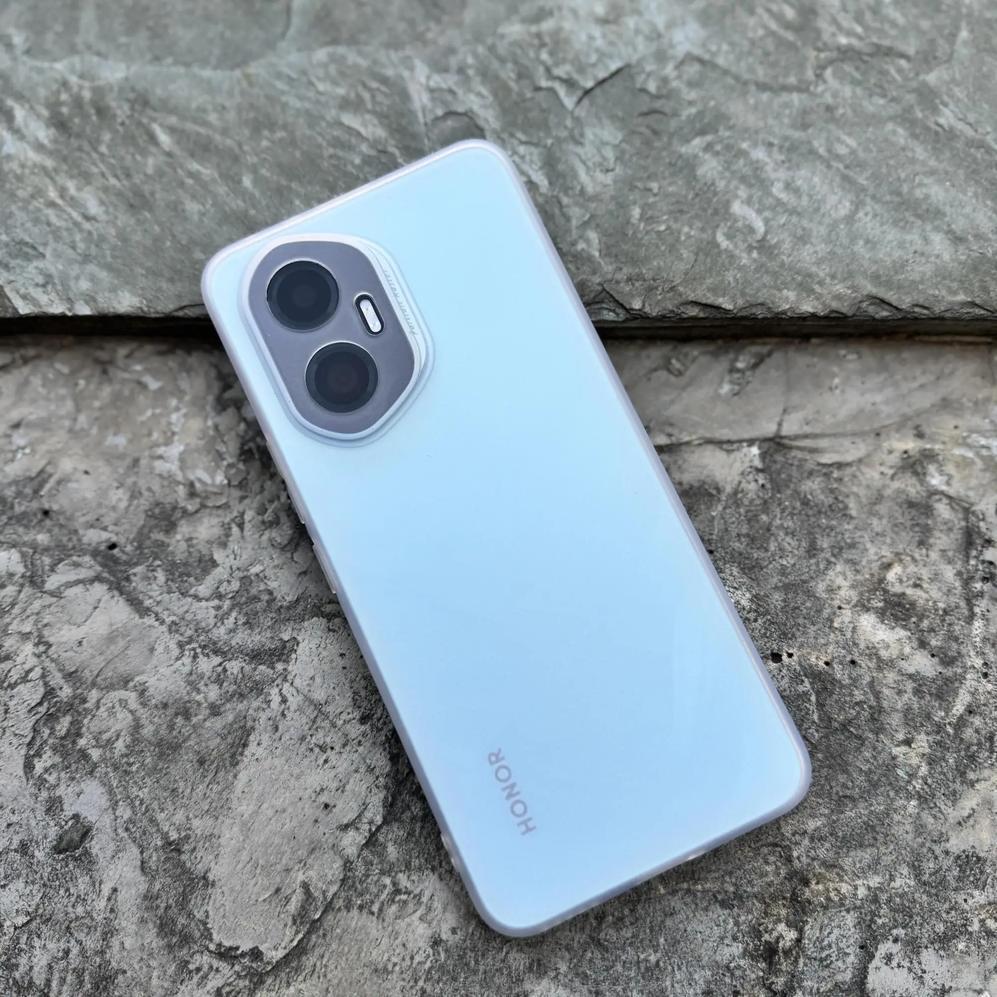 Luxury White Matte Soft Case - Ultra-Thin Full Cover with Fine Hole Design