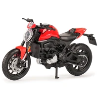 Maisto 1:18 2021 Ducati Monster + Static Die Cast Vehicles Collectible Hobbies Motorcycle Model Toys 2