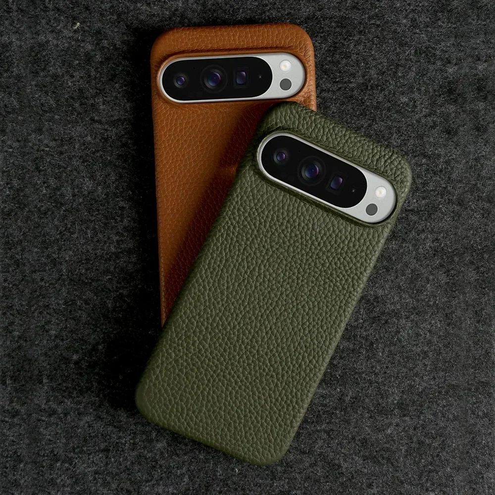 Vintage Genuine Leather Aesthetic Phone Case Cover