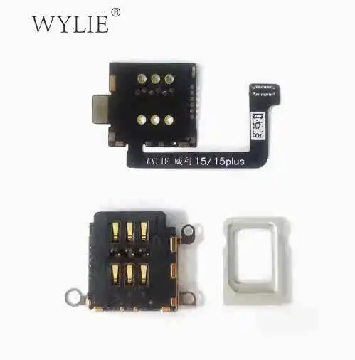 eSIM to SIM Dual Card Adapter with Built-In Tray and No-Punching Design