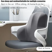 Memory Foam Lumbar Back Cushion Car Office Chair Lumbar Cushion Postpartum Waist Support Multi Functional Pain Relief Pillow 1