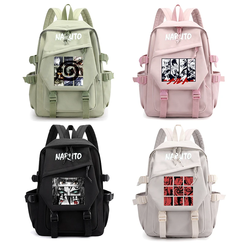 

Anime Naruto Backpack Storage Bag Cute Pencil Case Teen Girl Boy Large Capacity Rucksack School Bag Gift for Kid