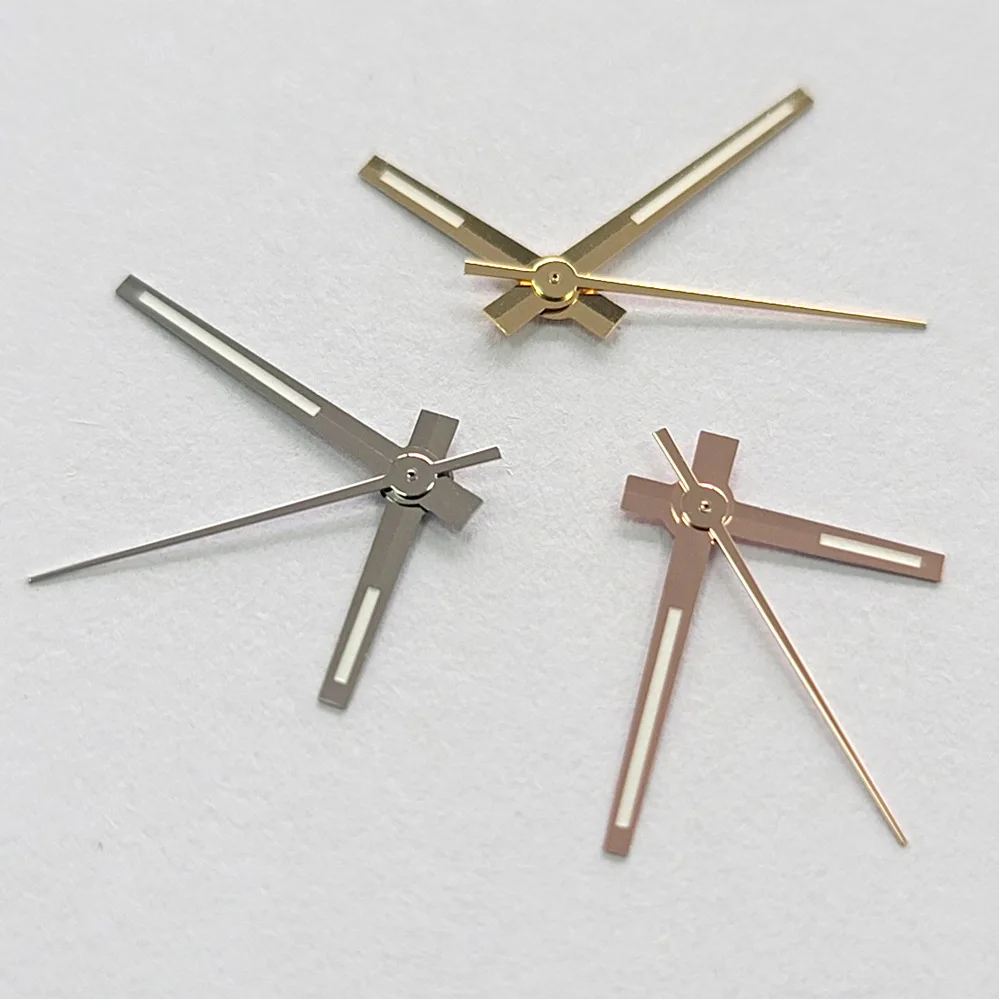 NH35 Hands Rose Gold Silver Gold Watch Hand Ice Blue/Blue/Green Luminous For NH35/NH36/4R/7S Movement Watch Pointer