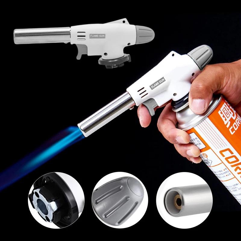 Lighter Ignition Head Camping Supplies Lighter Flame Gun Head Lighter Picnic BBQ Gas Stove Flame Gun Outdoor Stove Accessories