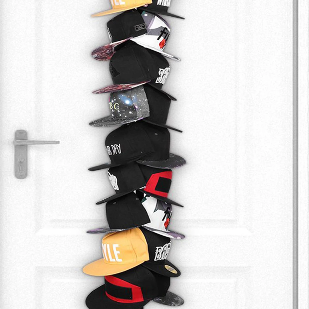 

Door Back Hanger Cap Clip Hanging Storage Hook Home Hotel Closet Rack